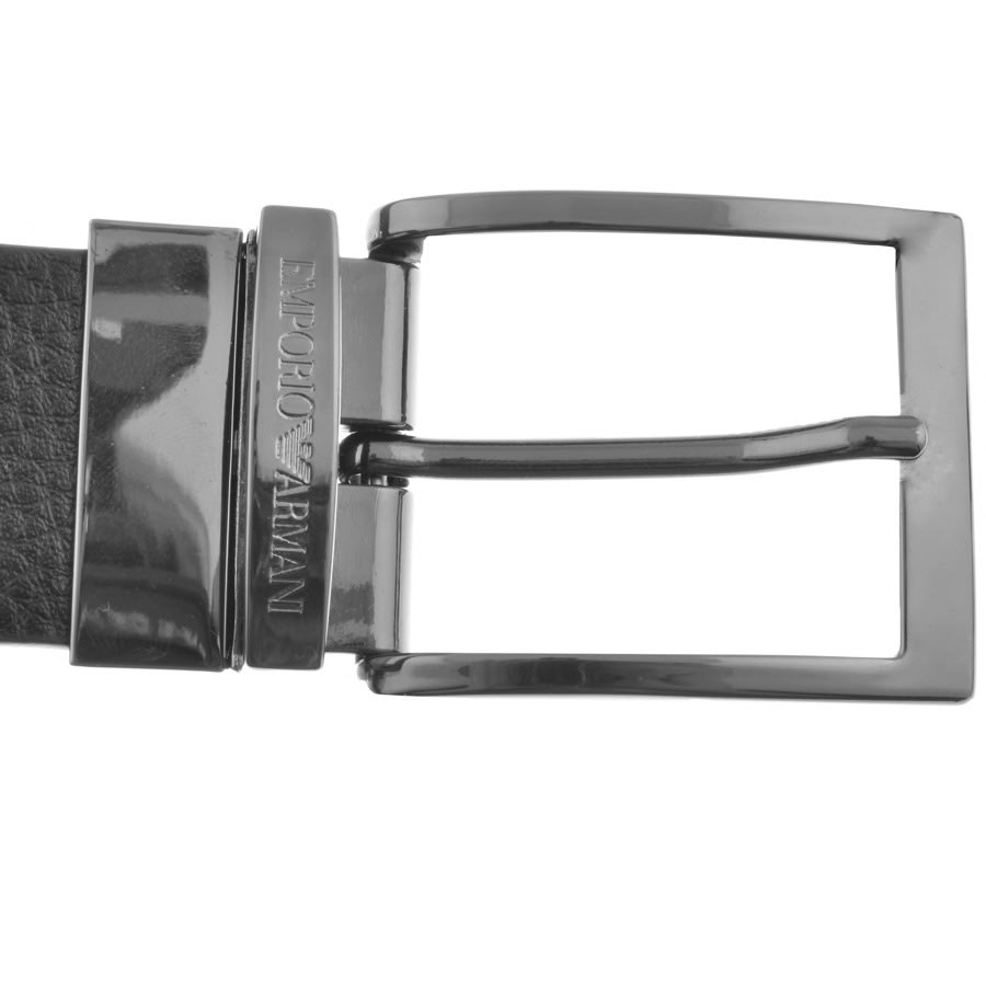 Alternative Image for ProductEmporio Armani Reversible Leather Belt Black3